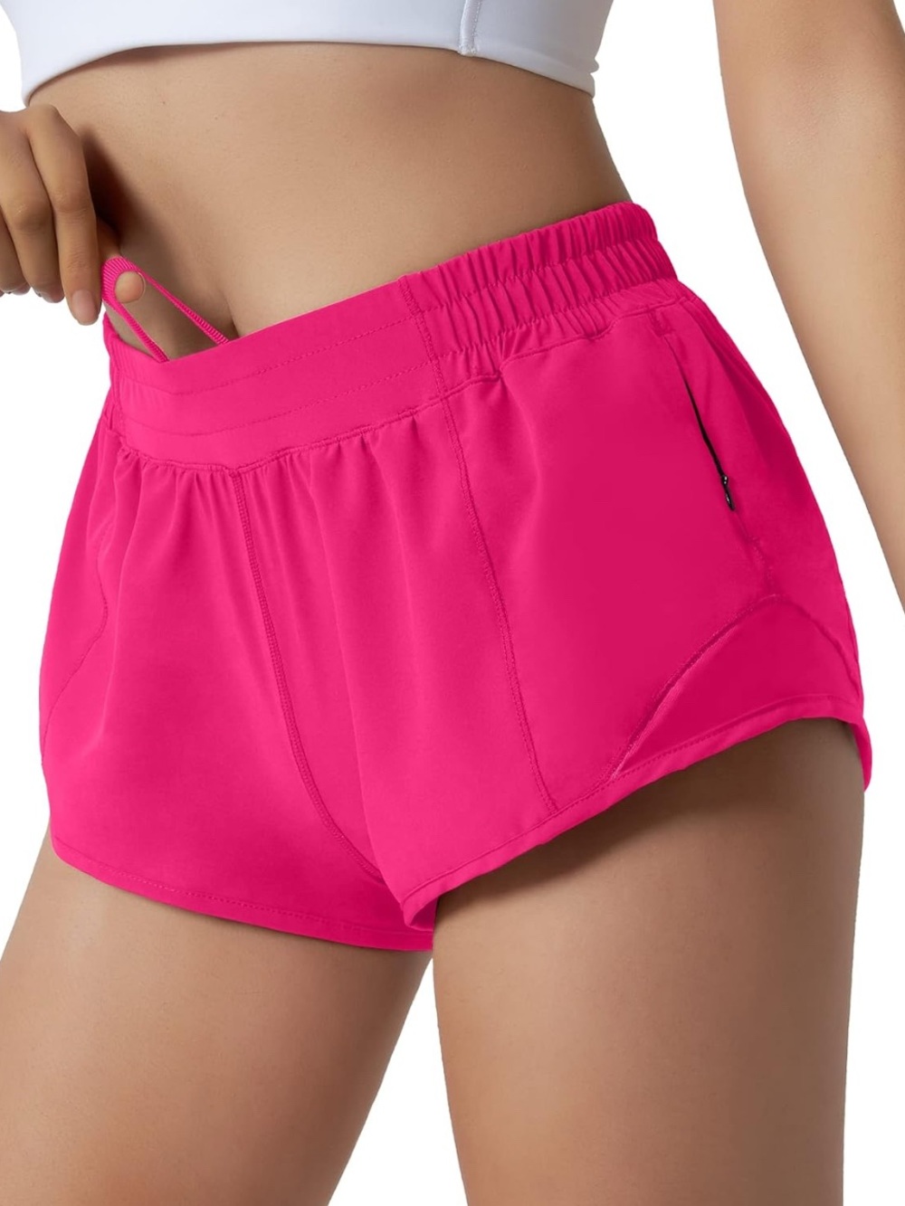 Aurefin Hot Pink Athletic Shorts